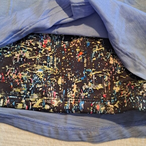 Athleta girl girls size Large or 12 periwinkle tank to with built in sports bra - Picture 3 of 6